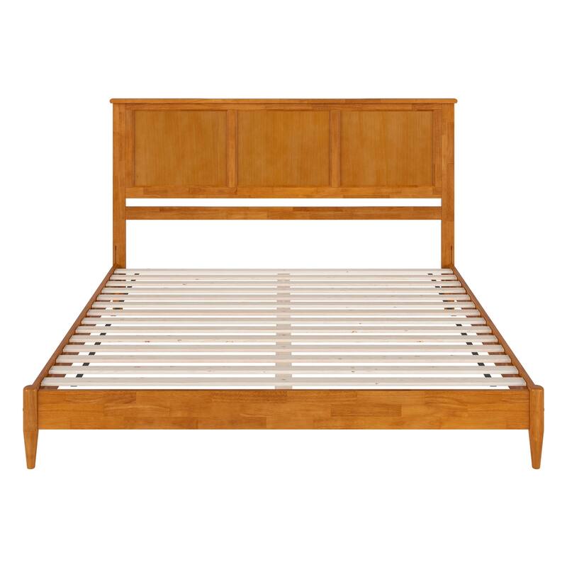 Charlotte Solid Wood Low Profile Platform Bed