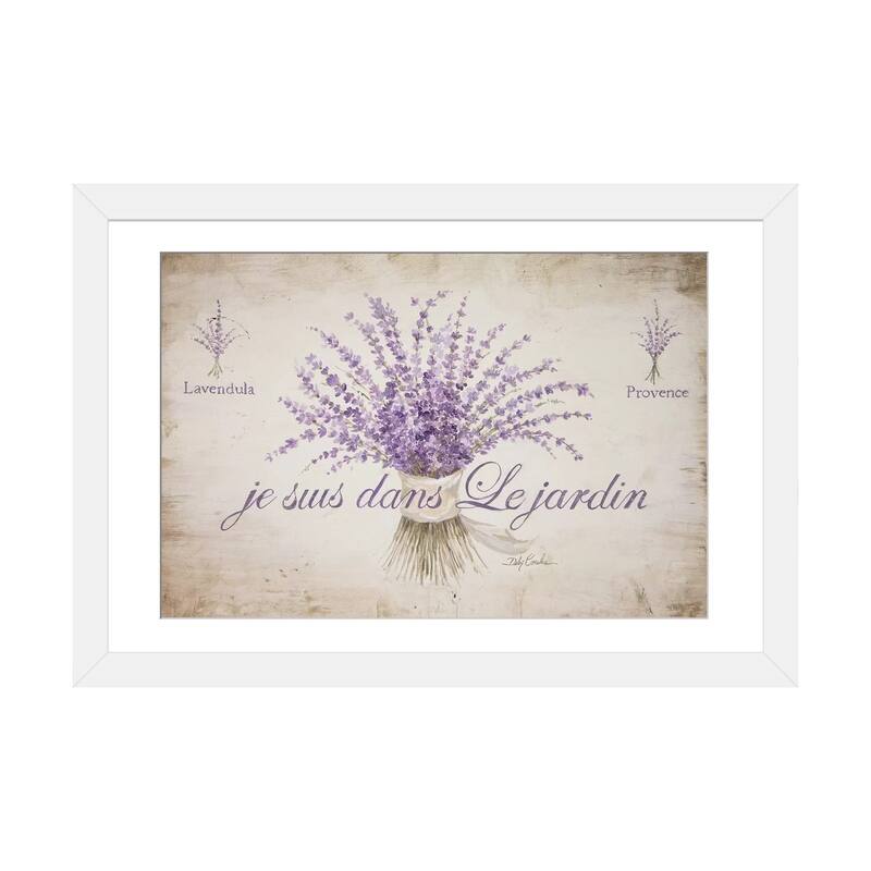 iCanvas "French Lavender" by Debi Coules - White - 24x32x1