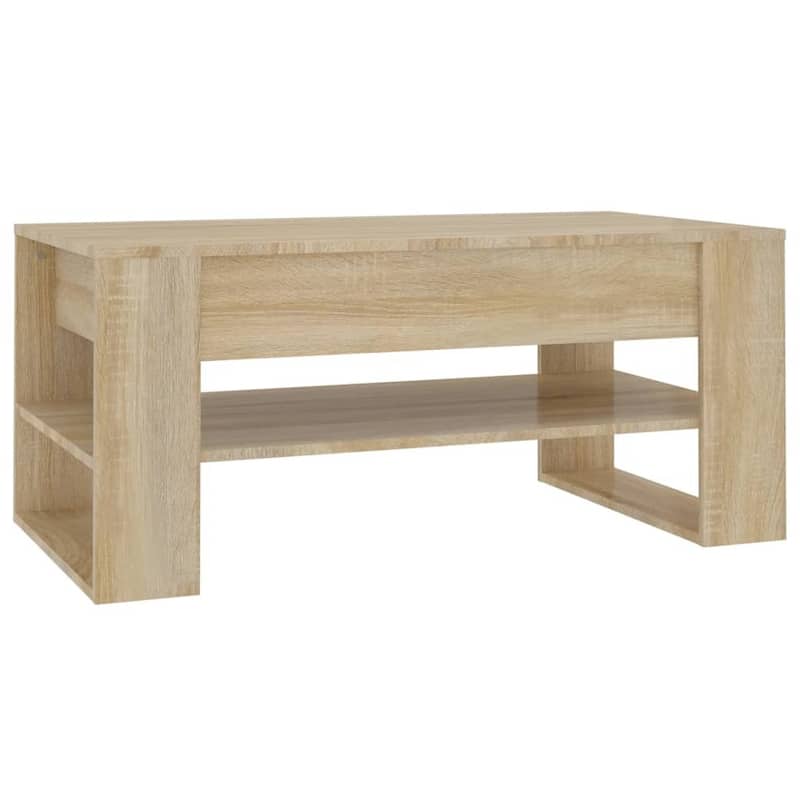 vidaXL Coffee Table multicolor 40.2"x21.7"x17.7" Engineered Wood