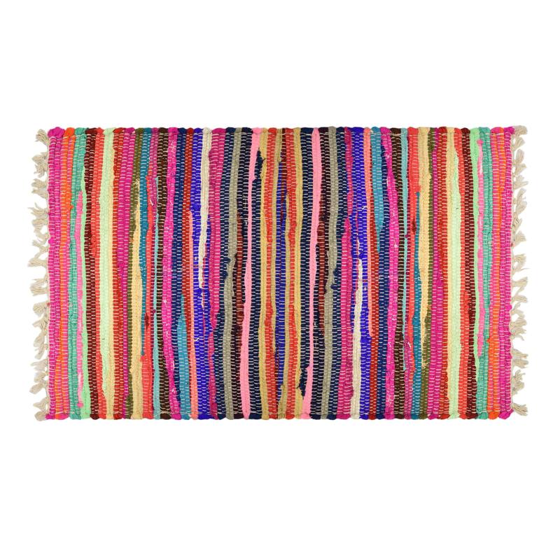 Fabstyles Spectrum Cotton Handmade Area Rag Rug