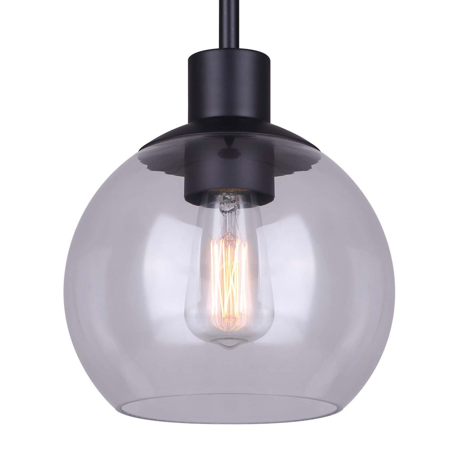 Canarm IPL560B01 Landry 7" Wide Mini Pendant