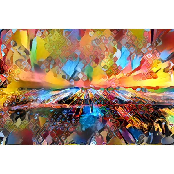 Shop Building City Tucson Art Print Wall Artwork Decor Overstock