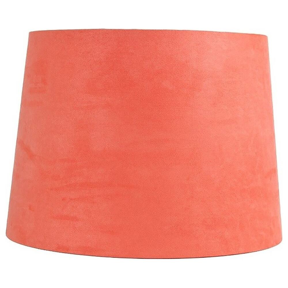 Suede Hardback Lamp Shade, 14" Top, 16" Bottom, 11" Slant