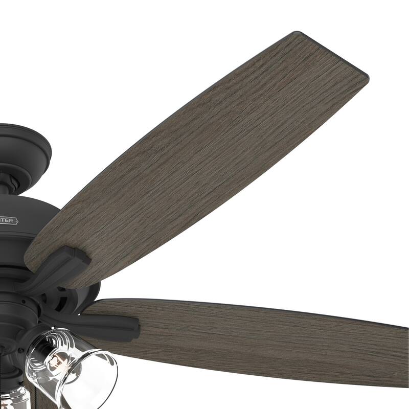 Hunter 60" Dondra Ceiling Fan with LED Light Kit and Pull Chain, Formal, Transitional
