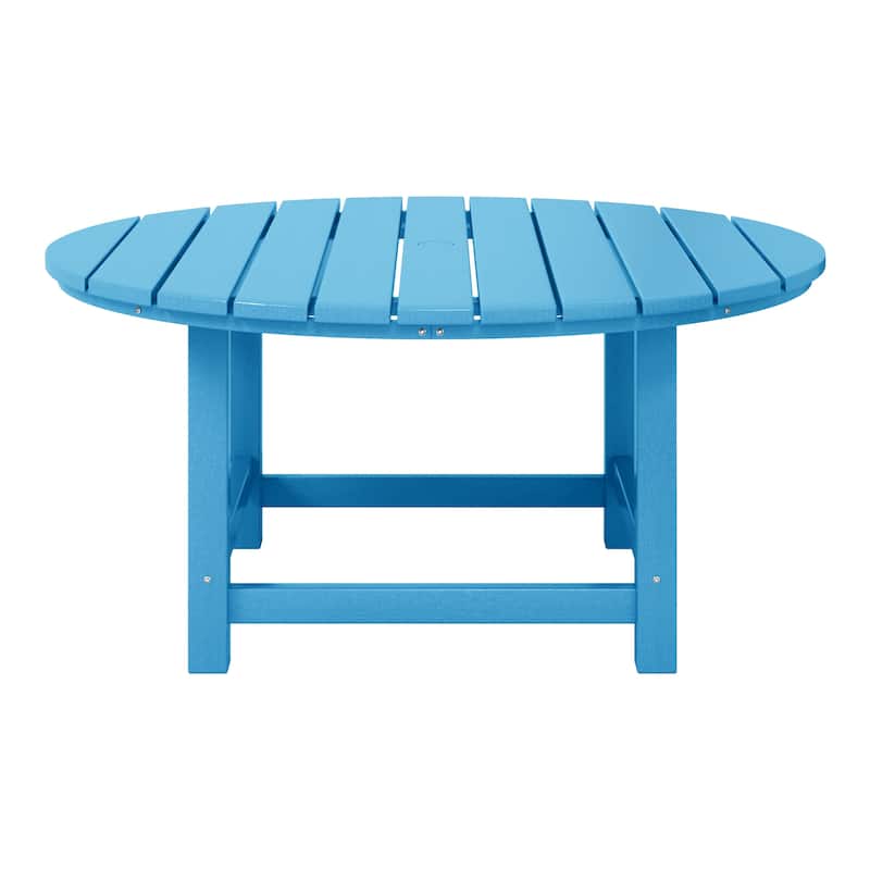 Altura Outdoor 5-Piece Adirondack Chair & Round Coffee Table Conversation Set