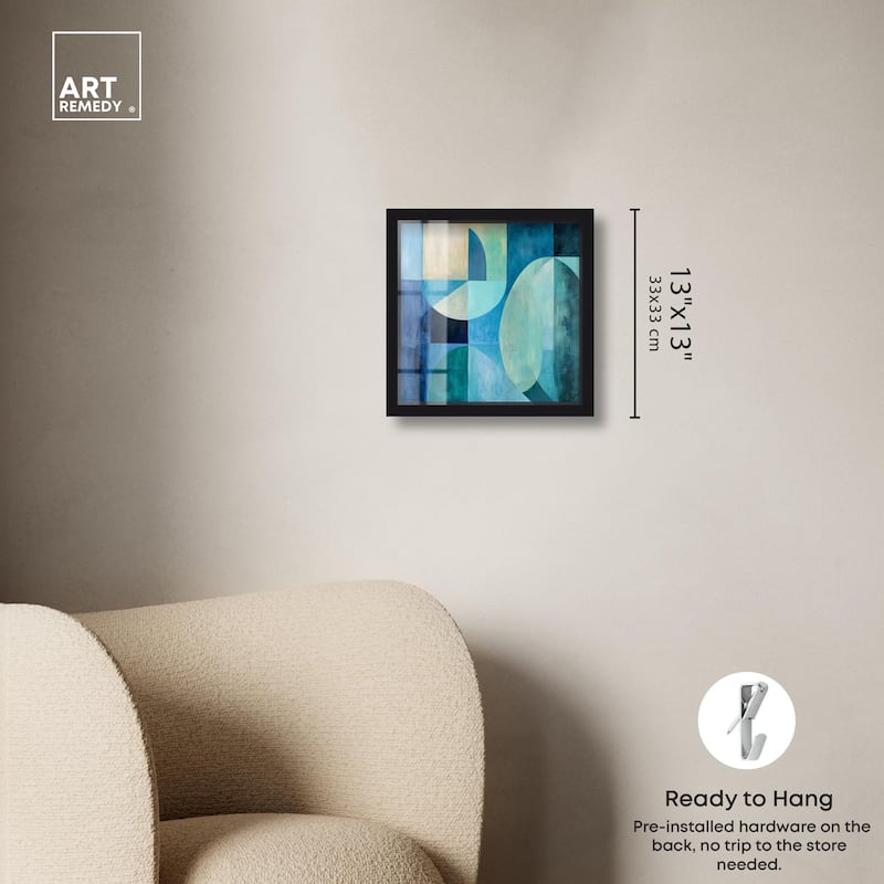 Color Blocks II Shadowbox by Art Remedy