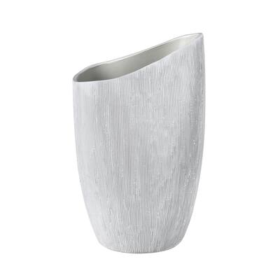 Elk Home Scribing Vase - White, H0017-9747