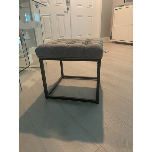 Buy Kotter Home Square Button Tufted Ottoman UP TO 50 OFF