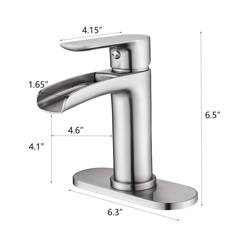 1 or 3 hole solid hand basin faucet