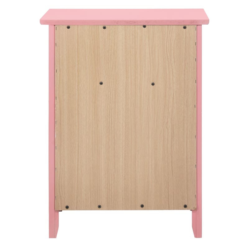 Izzy 1-drawer and Cabinet Wooden Nightstand