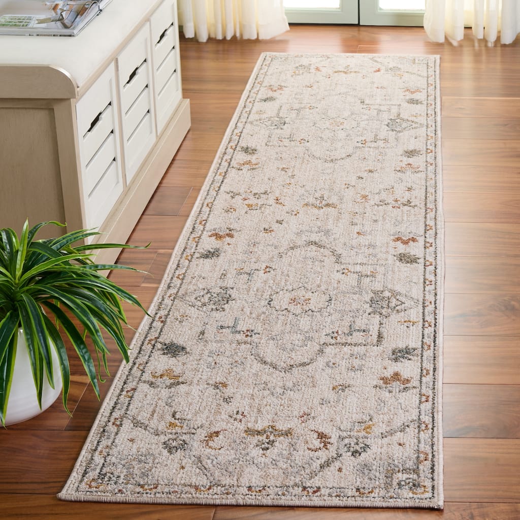 SAFAVIEH Vintage Rosewood Angels Rug