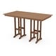 preview thumbnail 3 of 4, POLYWOOD Farmhouse 37" x 72" Bar Table Teak
