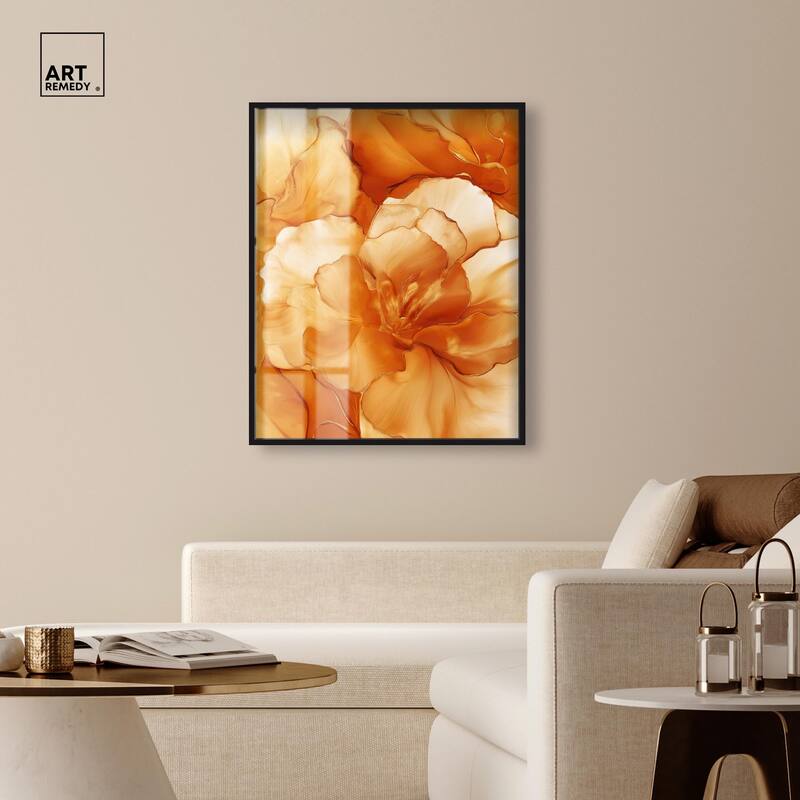 Sunlit Bloom I Shadowbox by Art Remedy
