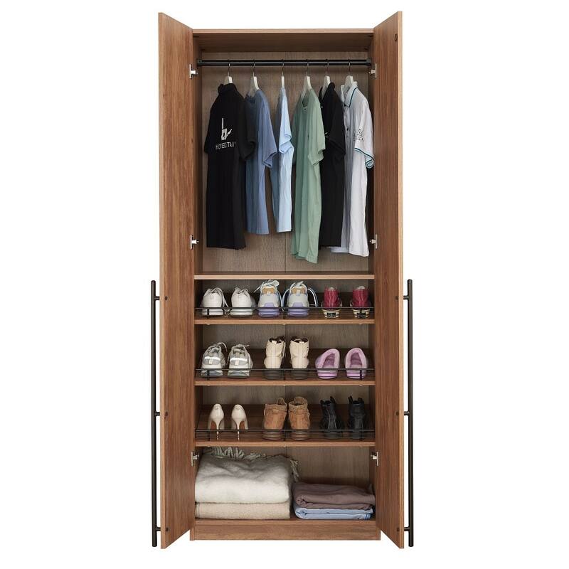 Manhattan Comfort Lee Modern 3.0 Freestanding Wardrobe Closet Armoire