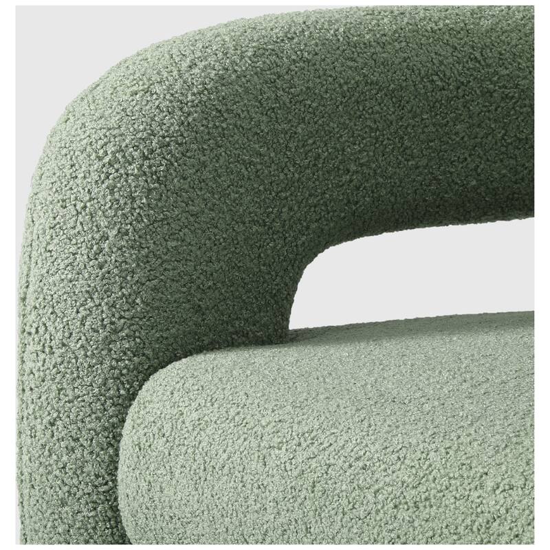 Bayville 29" Wide Sherpa Swivel Chair