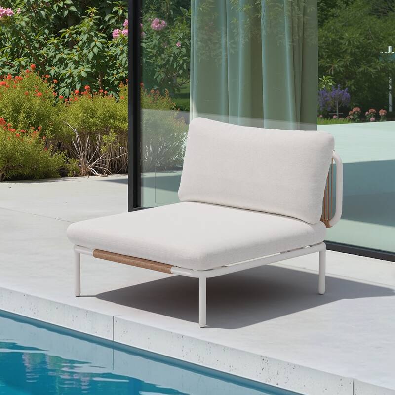 Outdoor Patio Cushion Sectional Sofa Set Furniture DIY Free Combination Set