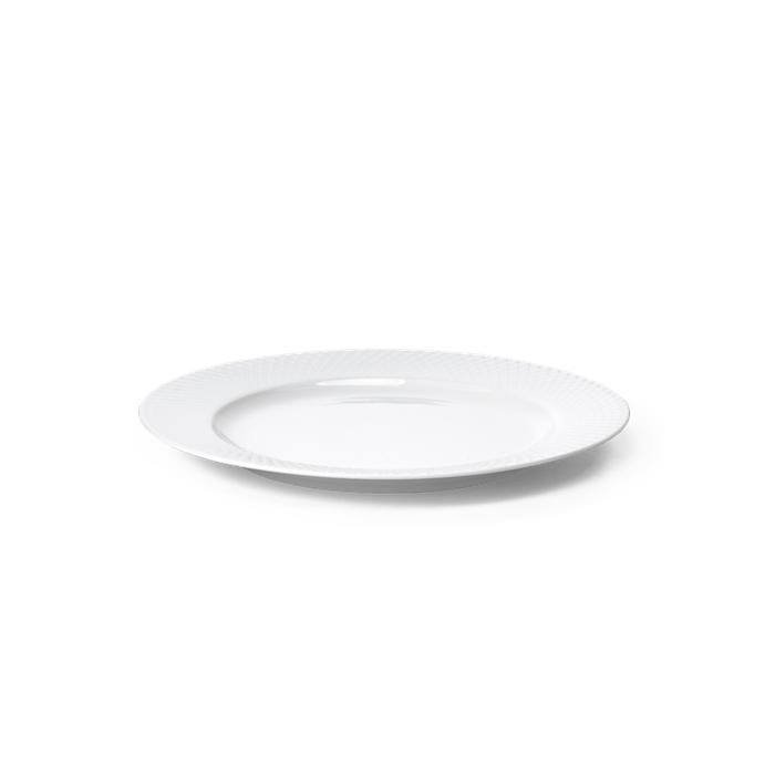 Rhombe Plate Set, White, 4 Pcs. - 8.3