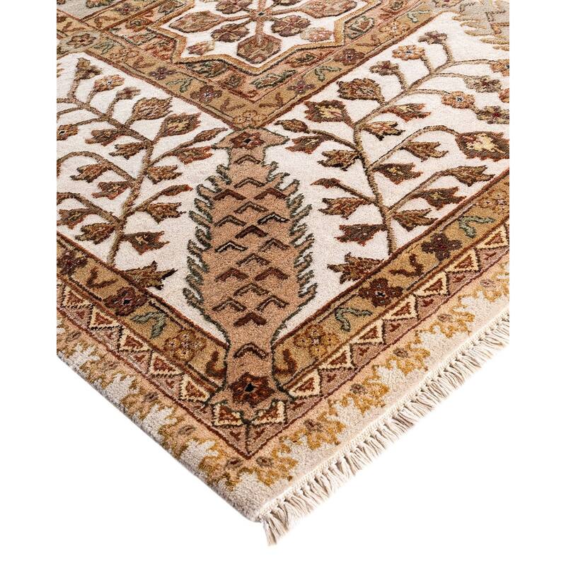 Tabriz One-of-a-Kind Hand-Knotted Area Rug, Beige - 8' 1" x 10' 2"