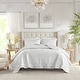 preview thumbnail 11 of 18, Croscill Versailles 3 Piece Quilt Set Grey - King