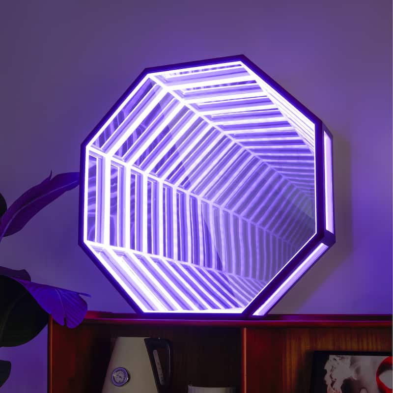 3D Mirror Infinity Tunnel Table Lamp