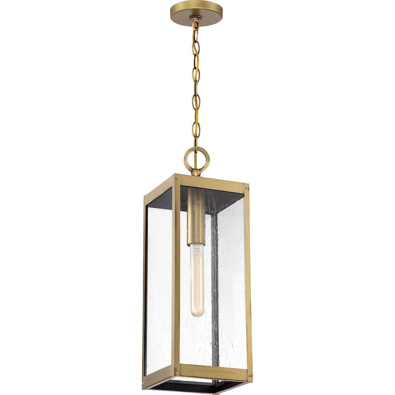 Westover 1-Light Antique Brass Mini Pendant