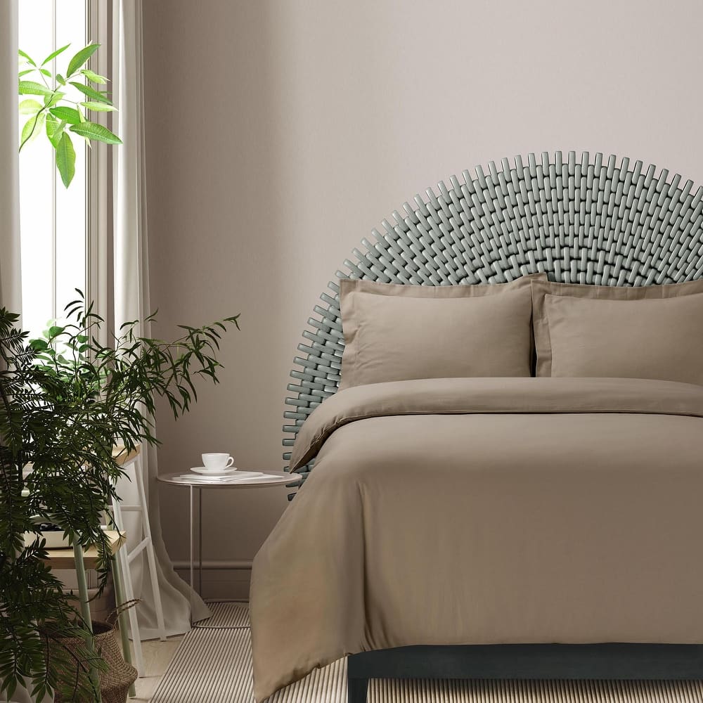 Cotton 170-GSM Flannel Solid or Printed Oversized Duvet Cover Set