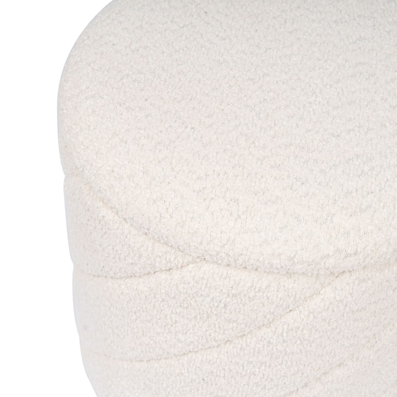 Diagonal Tufted Foldable Storage Ottoman with Reversible Lid