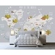 preview thumbnail 2 of 4, GK Wall Design World Map and Animal Kids Removable Wallpaper