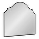 preview thumbnail 54 of 89, Kate and Laurel Leanna Framed Arch Wall Mirror 32x28 - Black