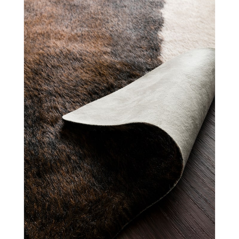 Alexander Home Yosemite Faux Cowhide Area Rug