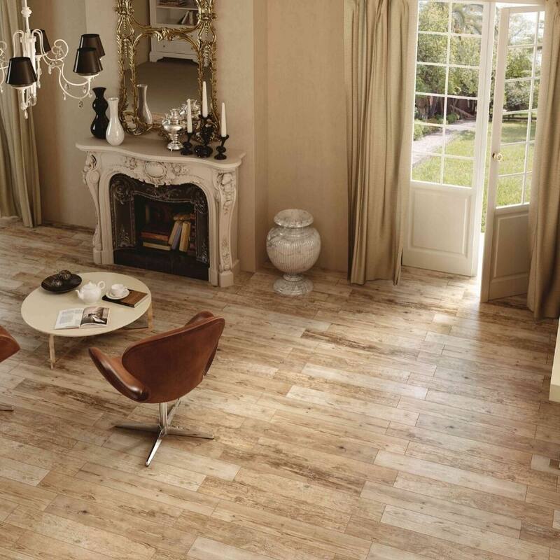 The Tile Life High Line 6x33 Nut Porcelain Floor & Wall Tile