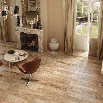 The Tile Life High Line 6x33 Nut Porcelain Floor & Wall Tile