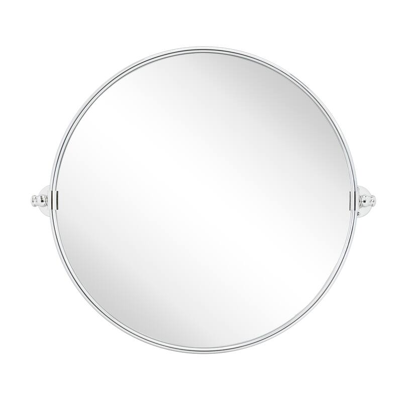 TEHOME Adlina Round Metal Wall Mirror - 24'' x 24''