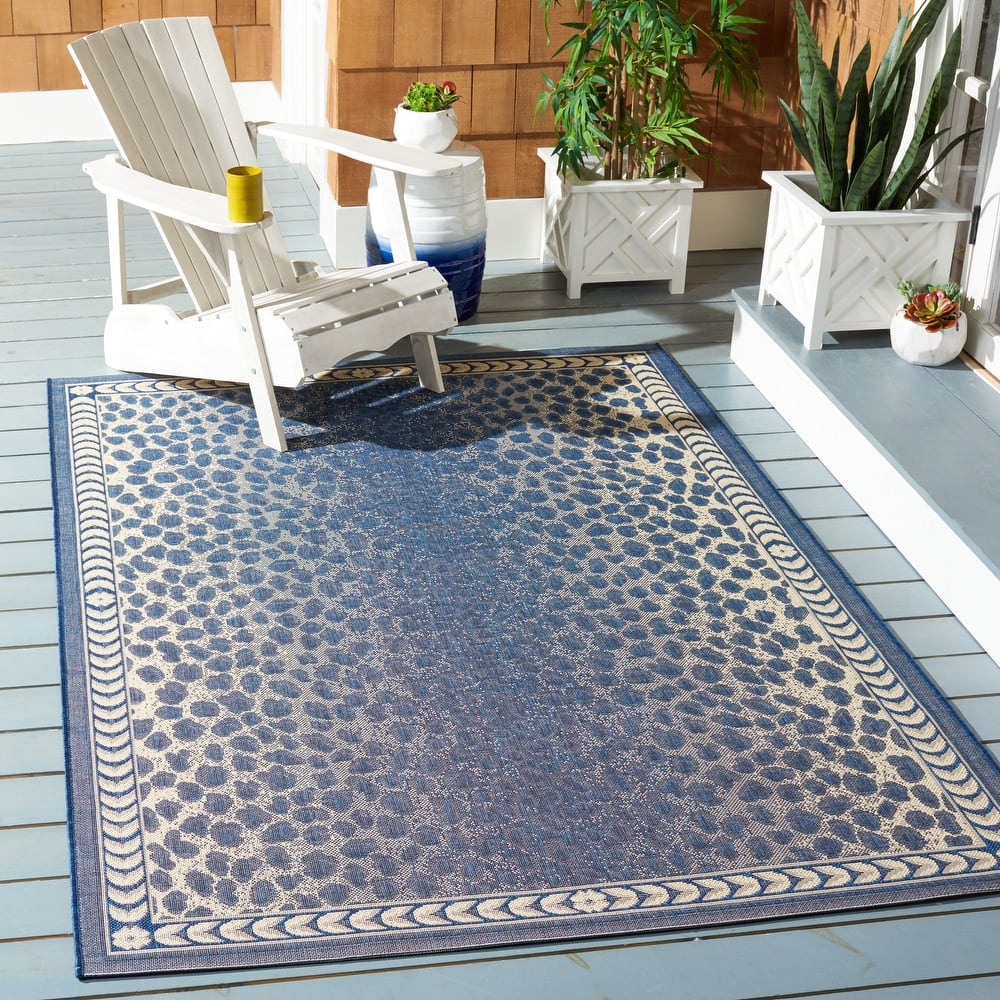 SAFAVIEH Courtyard Sanyi Indoor/ Outdoor Waterproof Patio Backyard Rug