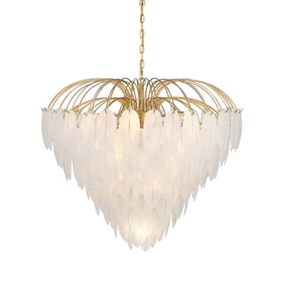 Savoy House 1-3505-15 Boa 15 Light 34" Wide Waterfall Chandelier