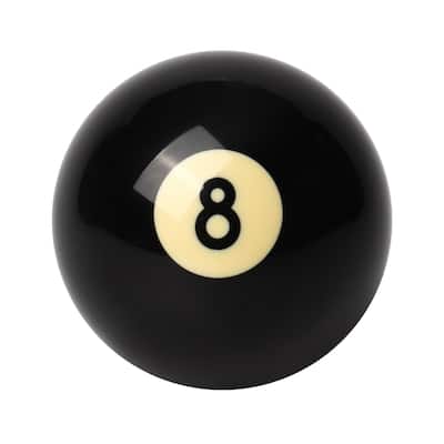 GSE™ 2-1/4" Regulation Size Billiard #8 Pool Ball. Replacement Eight Ball for Billiard Pool Tables