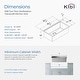 preview thumbnail 13 of 12, Handcrafted Single-bowl 16-gauge Stainless Steel Undermount Sink Set