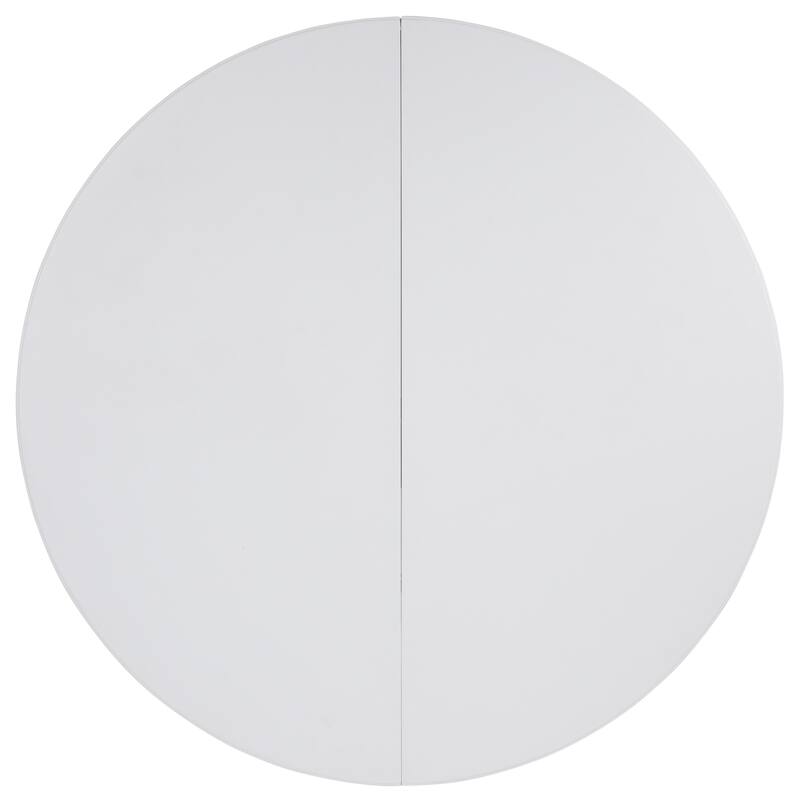 6-Foot Round Bi-Fold Plastic Event Folding Table with Handle