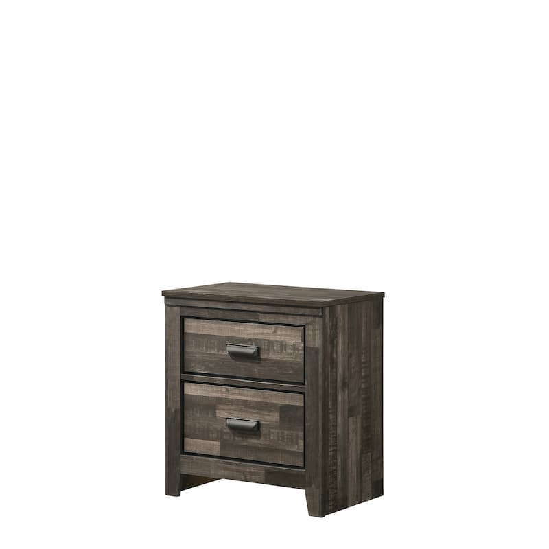 Edyth Brown LED Platform Bed