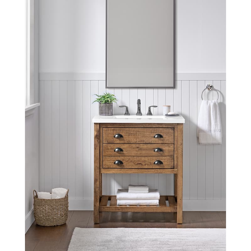 Monterey Farmhouse 31-Inch Single Bathroom Vanity