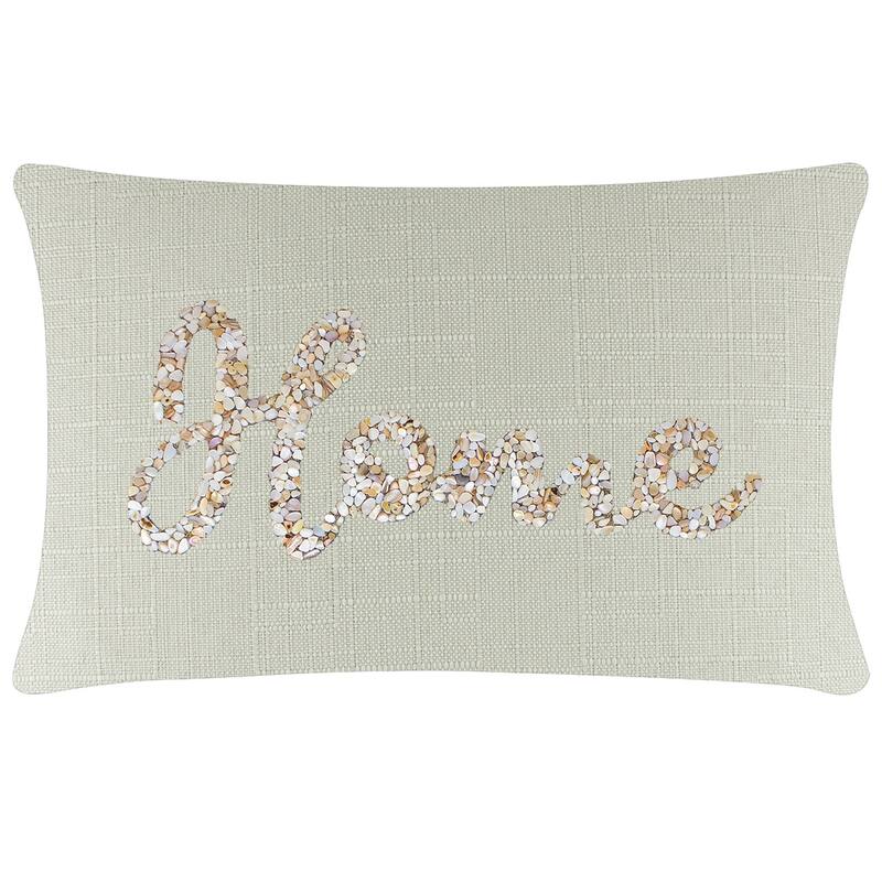 Sparkles Home Shell Home Pillow - 14x20 - Linen