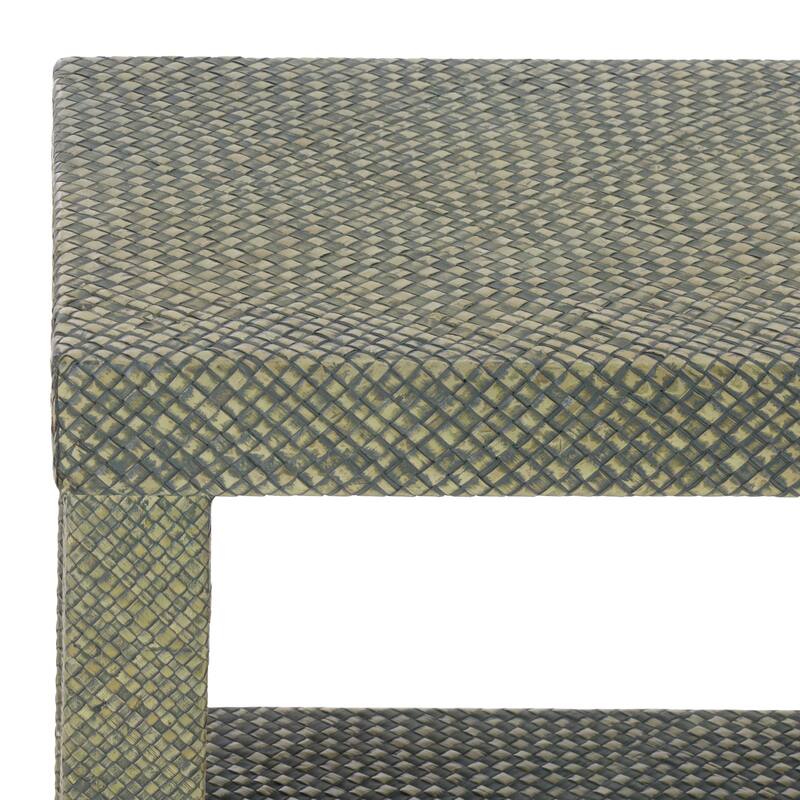 SAFAVIEH Apis Raffia 2-Shelf Console Table - 42"W x 12"D x 31"H