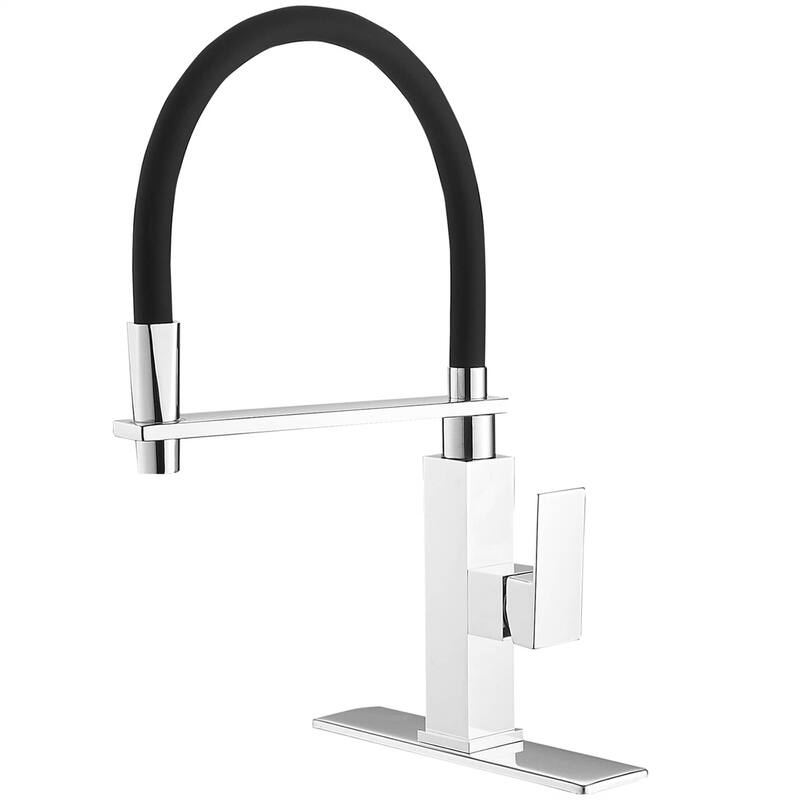 Single Handle Kitchen Sink Faucets With Pull Down Sprayer One Hole Basin Vanity Faucet Stainless Steel Lead Free Modern Tap
