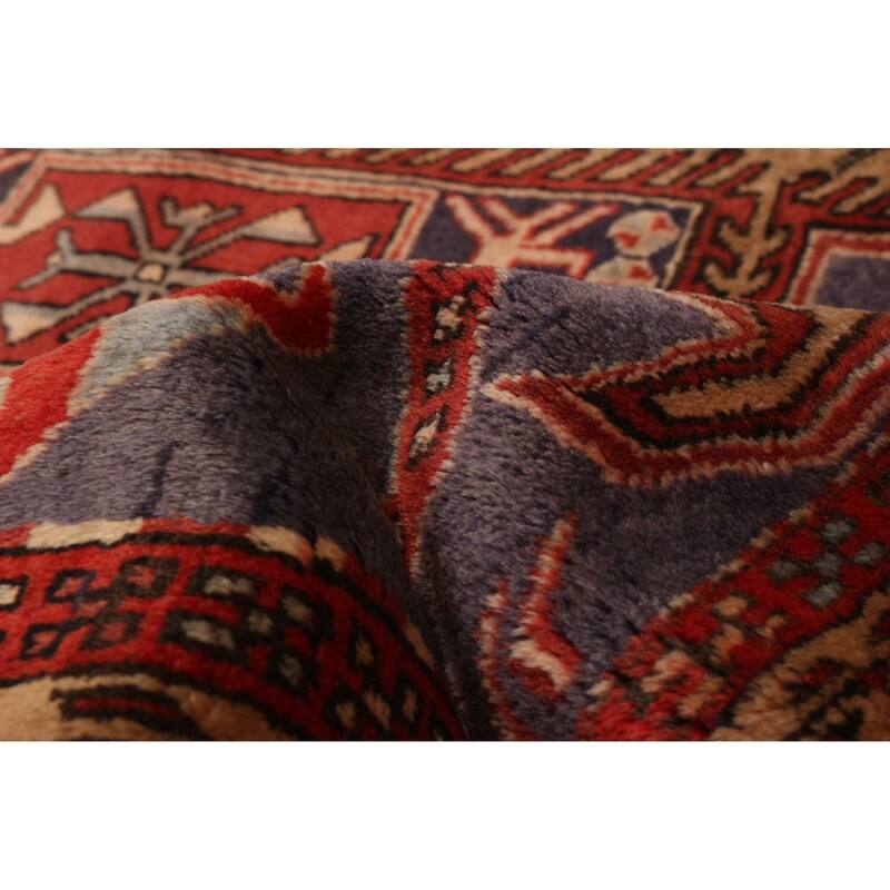 ECARPETGALLERY Hand-knotted Konya Anatolian Navy, Red Wool Rug - 3'10 x 10'2