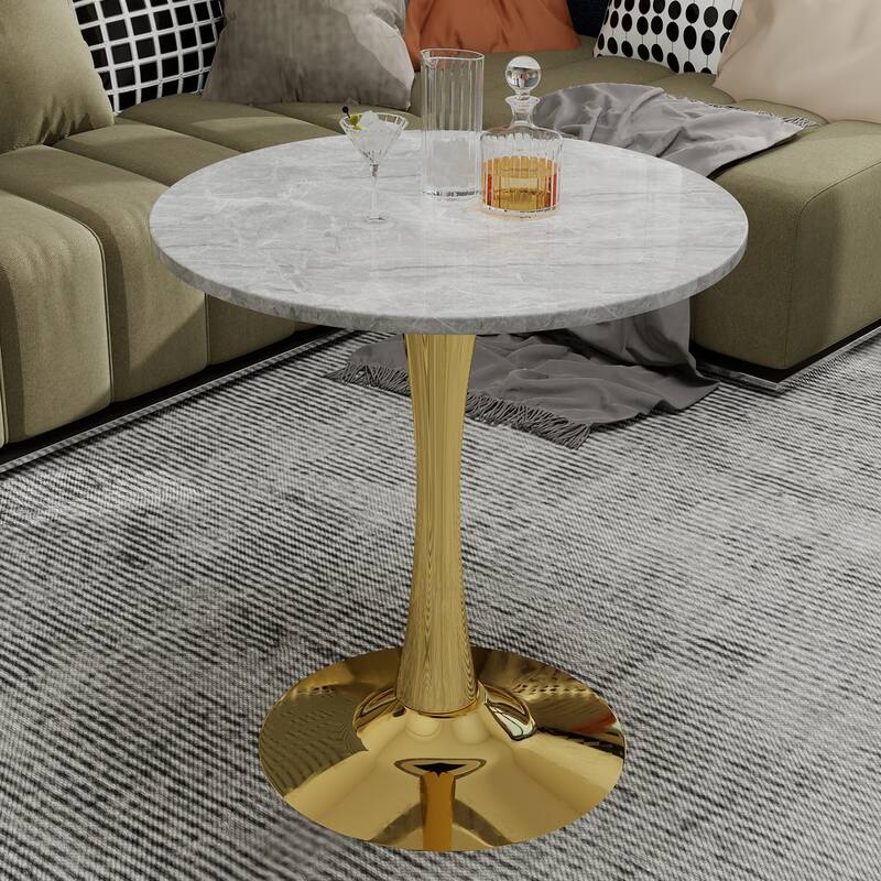 Mid-century modern style dining table accommodates 2 or 4 people