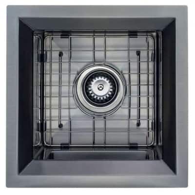 Transolid PUSB15159 Studio 15" Undermount Single Basin Stainless Steel