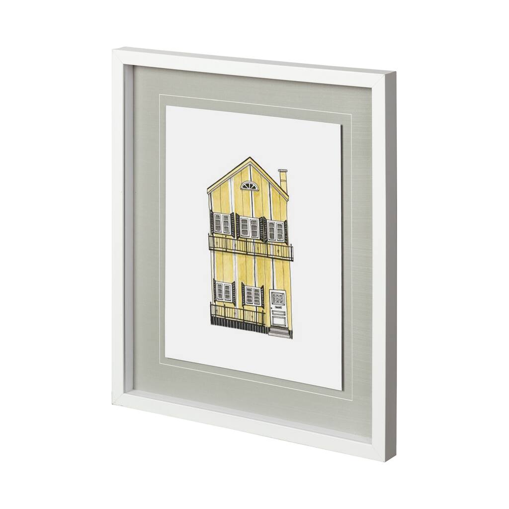Petit Mansion III Framed Art Print