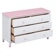 preview thumbnail 6 of 16, Wooden Storage Dresser with 6 Drawers,Storage Cabinet for kids