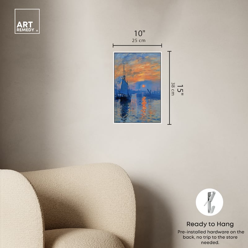 Art Remedy Till Dusk Framed Sailing 1 Piece Canvas Wall Art