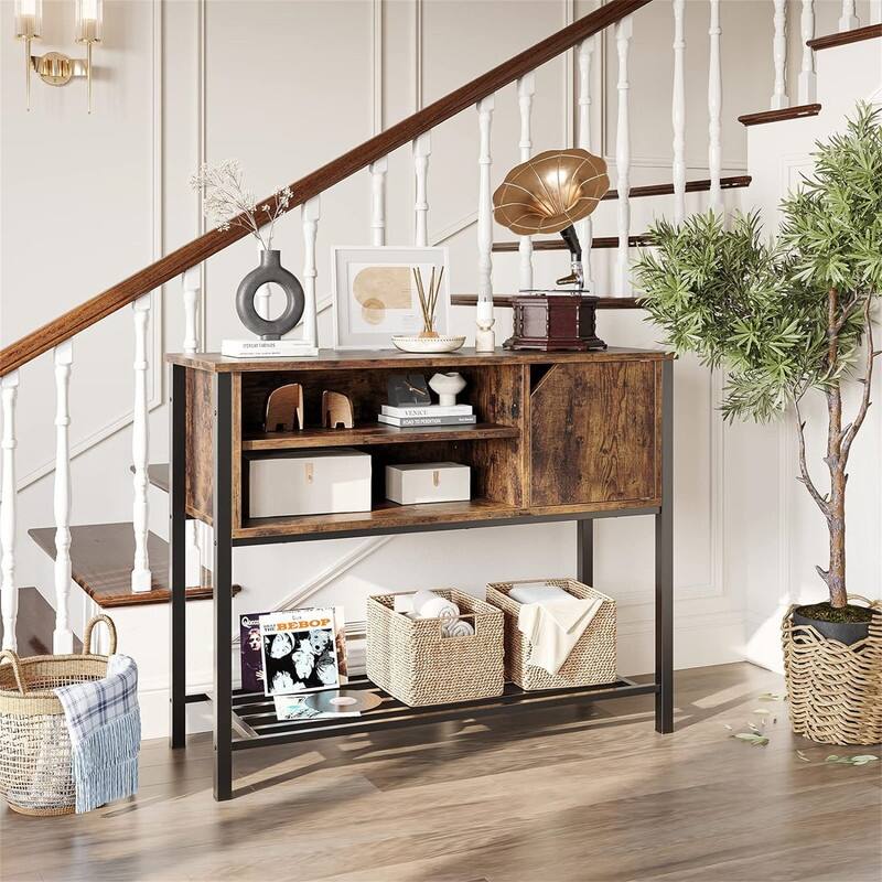 Coffee Bar with Storage Buffet Cabinet Kitchen Sideboard - 13.8"D x 41.7"W x 33"H
